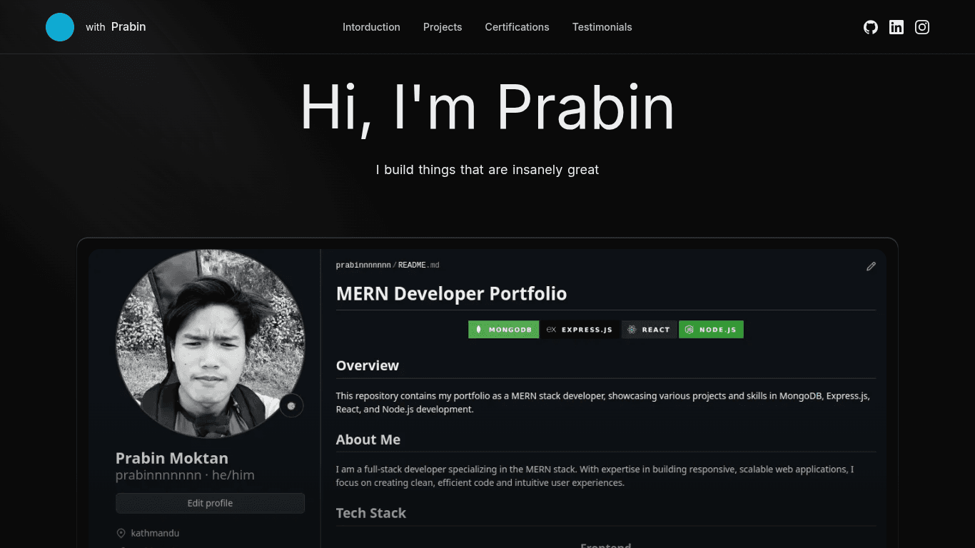 My Portfolio Project My Portfolio